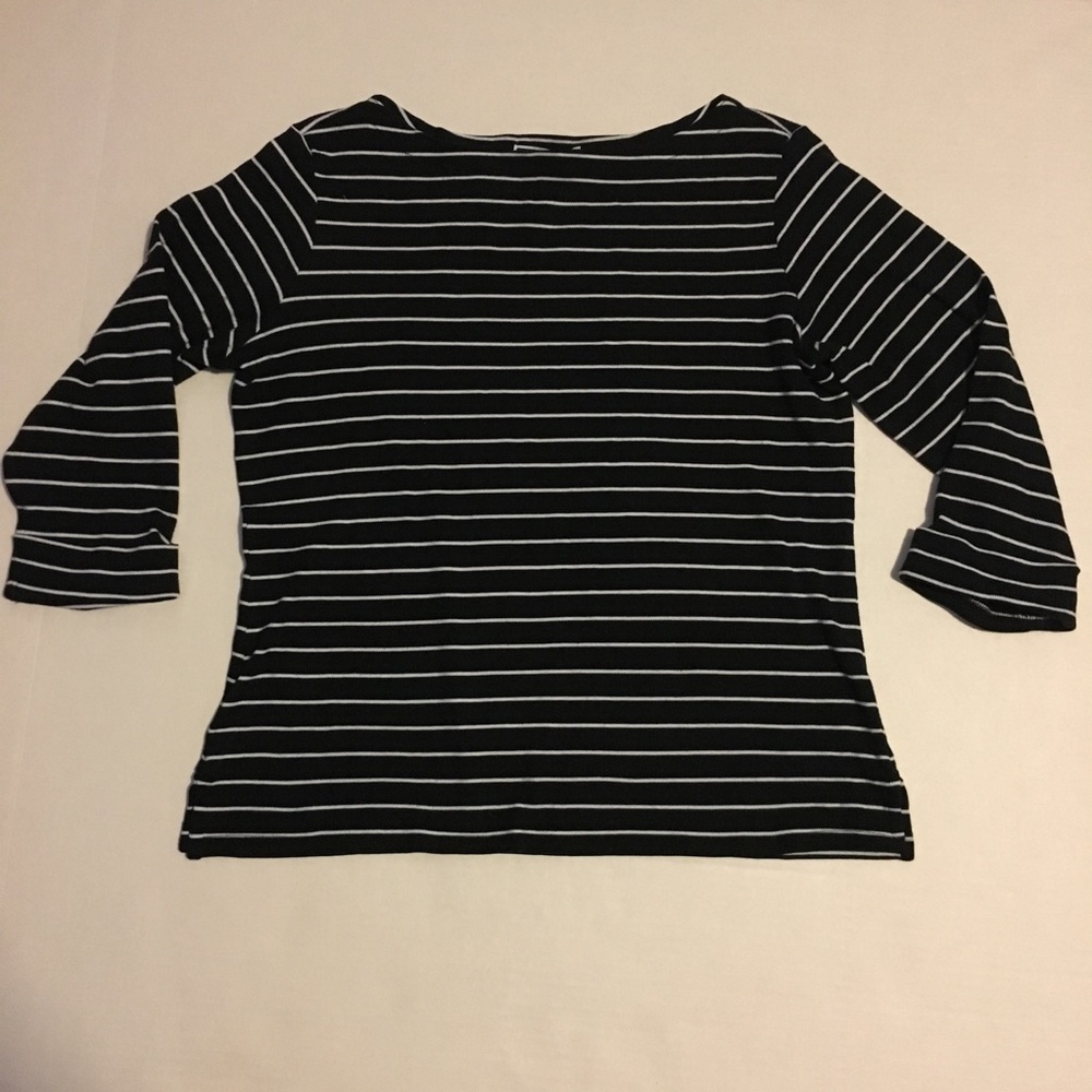 "Karen Scott" half-sleeve woman's top